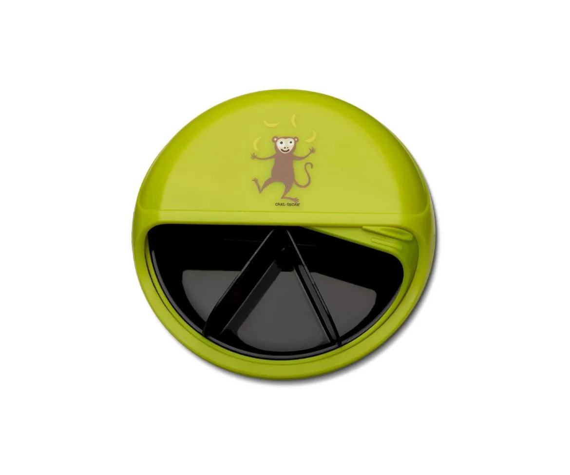 Caja de Almuerzo SnackDisc Mono Lime
