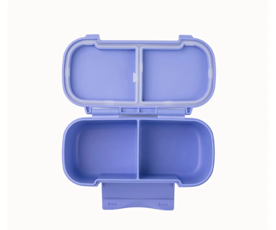 Caja de Almuerzo Snack Montiico Blue Splash 2 Compartimentos
