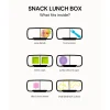 Caja de Almuerzo Snack Montiico Pink Floss 2 Compartimentos
