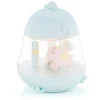 Caja de Música Carrusel con Lámpara Chicklet Azul