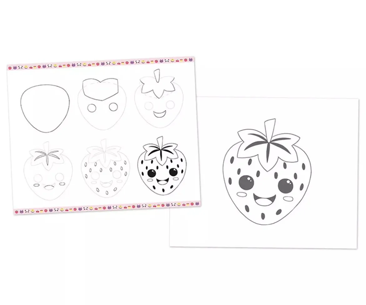 Caja Dibujo Creativo 20 Modelos Kawaii