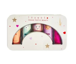 Caja Metálica 5 Bálsamos Labiales Inuwet