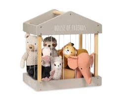 Caja para Peluches Gris/Natural