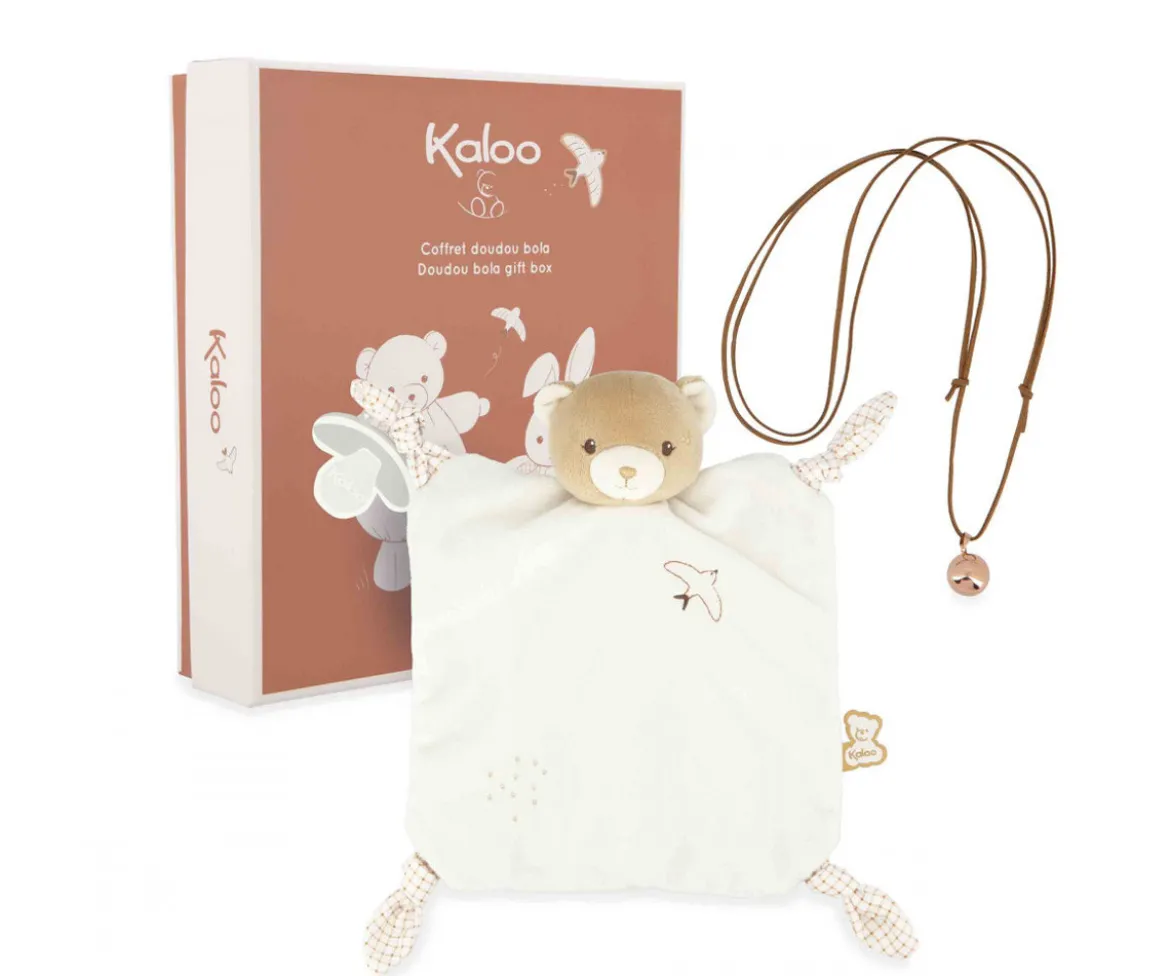 Caja Regalo Doudou, Llamador de Ángeles y Osito