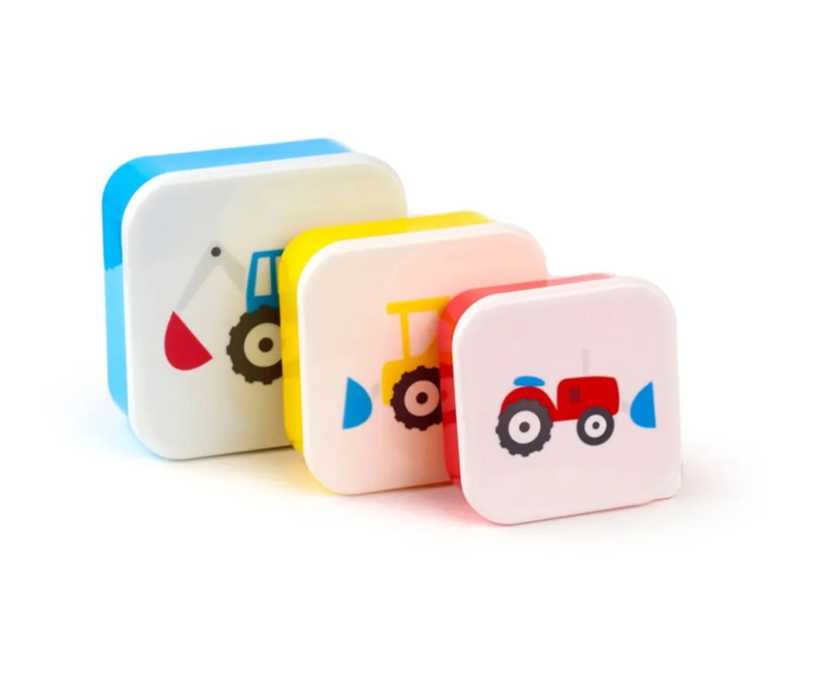 3 Cajas de Almuerzo Tractores