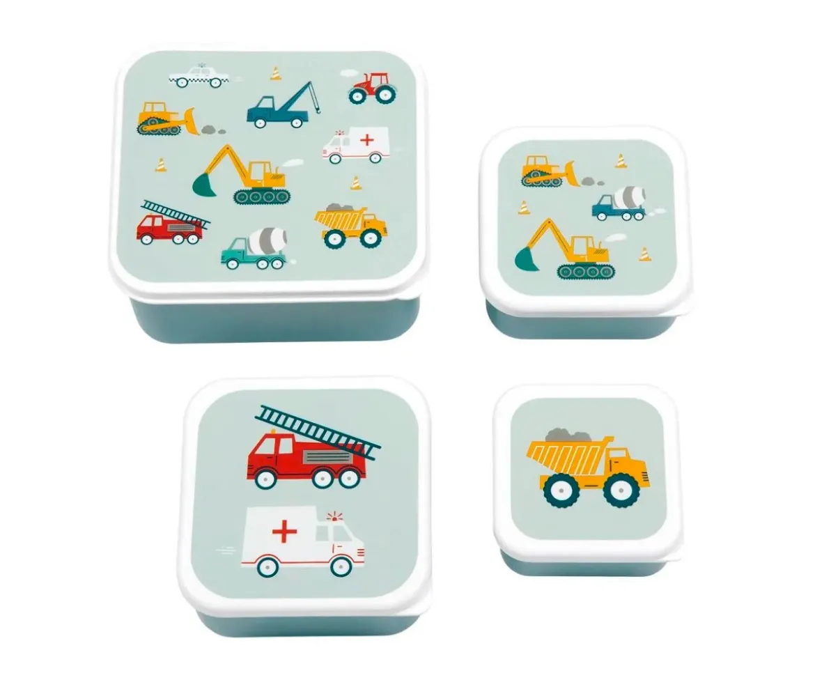 4 Cajas de Almuerzo Vehicles
