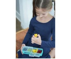 Caja Snackle 4 Compartimentos Blue