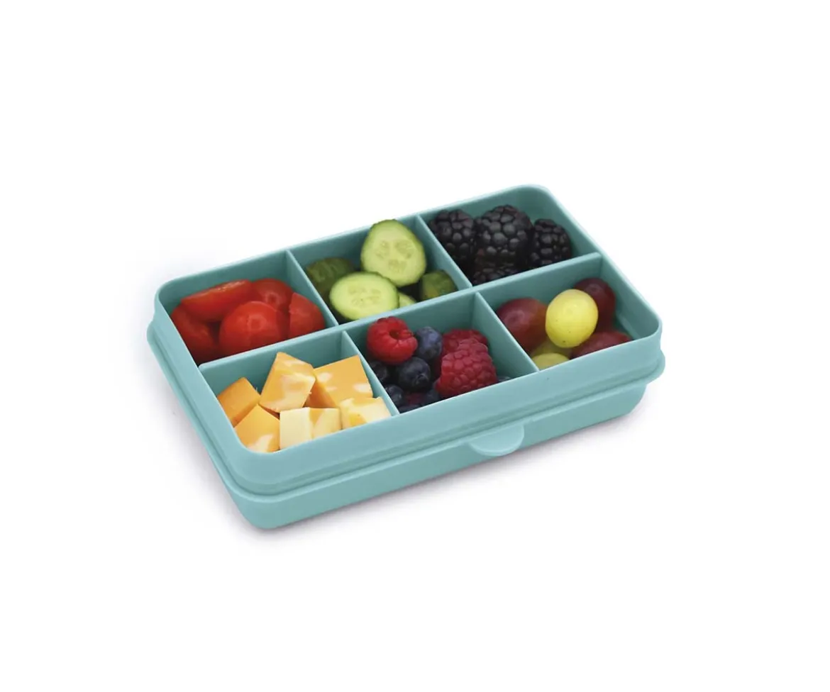 Caja Snackle 6 Compartimentos Blue