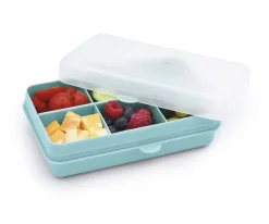 Caja Snackle 6 Compartimentos Blue