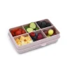 Caja Snackle 6 Compartimentos Pink