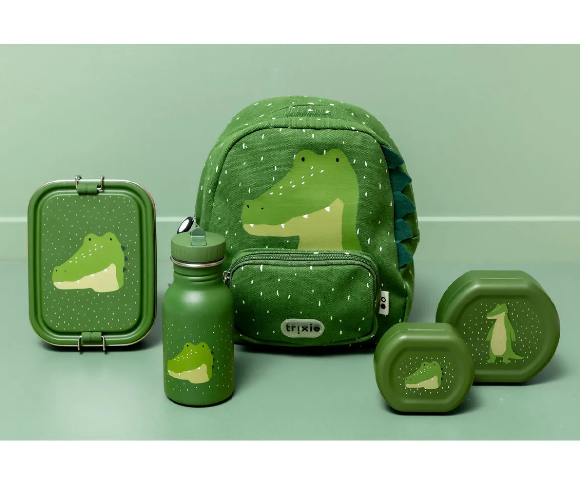 2 Cajas para Snacks con Clip Mr. Alligator