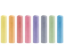 Caja 8 Tizas de Colores MAXI para Pizarra y Exterior