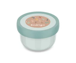 Cajita para Fruta Personalizada Campus Cool Mint Funny Letters