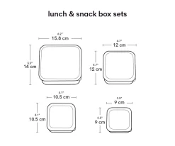 4 Cajitas Almuerzo y Snacks Cherries