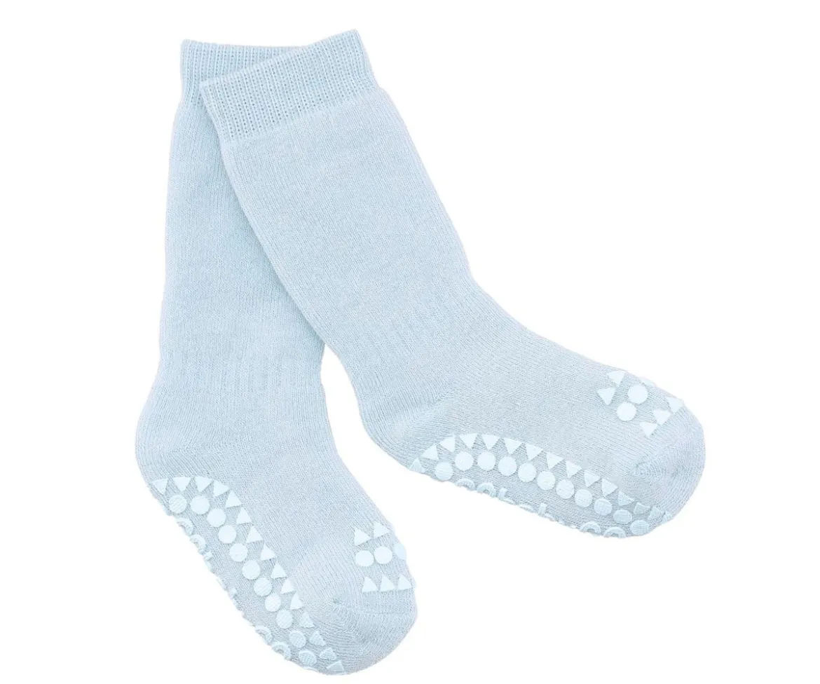 Calcetines Suela Antideslizante Algodón Azul Cielo