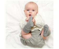 Calcetines Suela Antideslizante Alpaca Gris Melange
