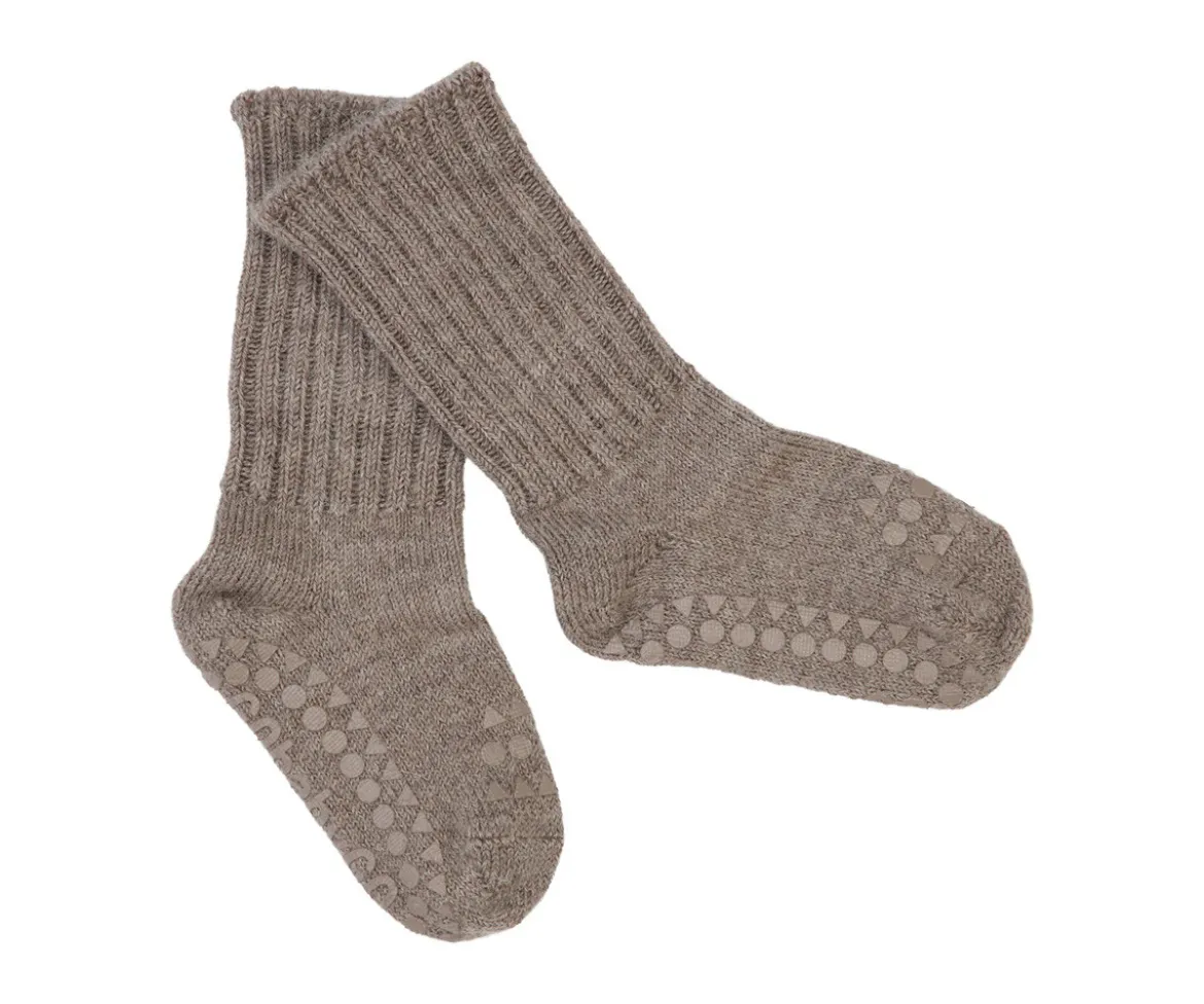 Calcetines Suela Antideslizante Alpaca Walnut
