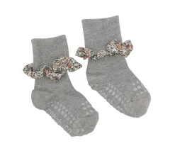 Calcetines Suela Antideslizante Bambú Liberty Grey Melange