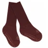 Calcetines Suela Antideslizante Lana Merino Wine Red