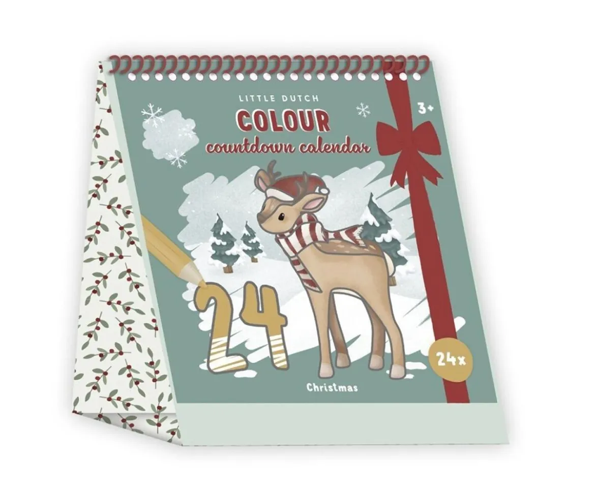 Calendario para Pintar Cuenta Atrás Navidad