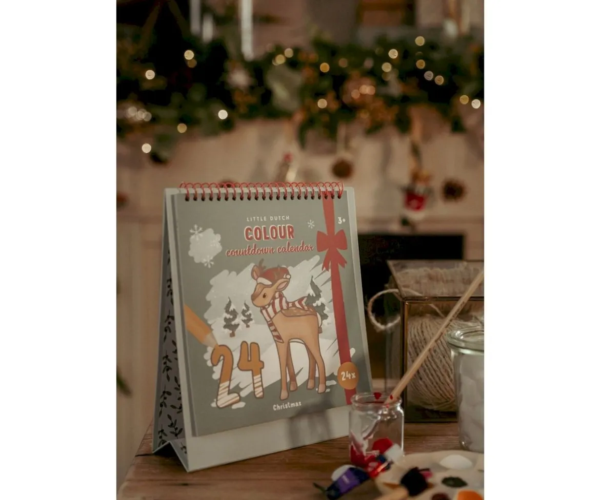Calendario para Pintar Cuenta Atrás Navidad
