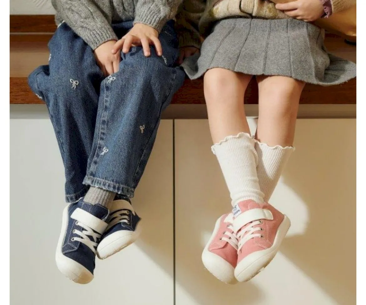 Calzado Attipas Denim Skin Shoes Light Pink