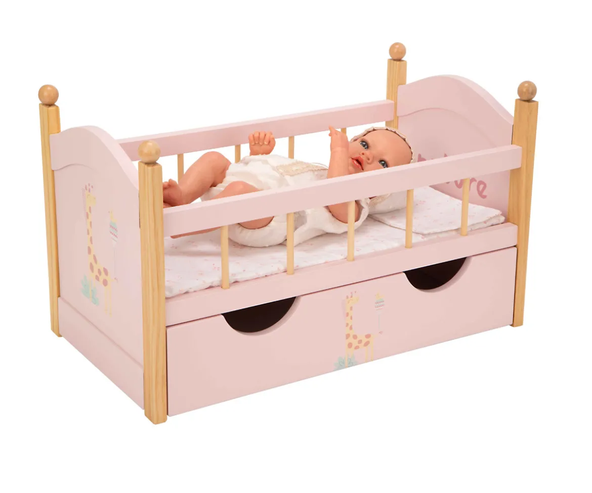 Cama con Cajón Nature para Muñecas