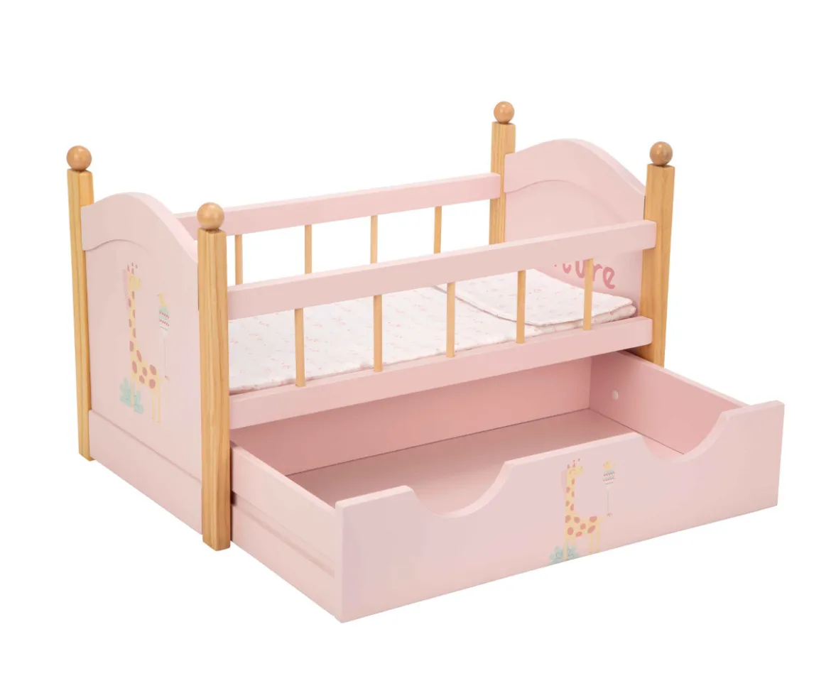 Cama con Cajón Nature para Muñecas