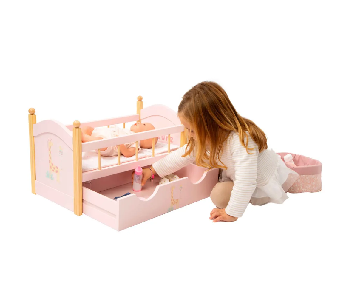 Cama con Cajón Nature para Muñecas