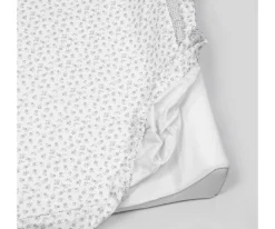 Cambiador Home con Funda Little Bloom Flor Gris