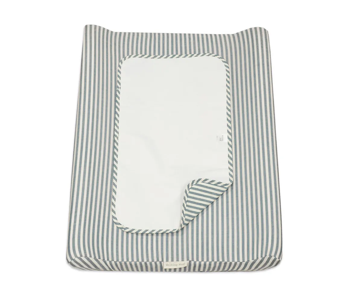 Cambiador Home con Funda Praliné Rayas Matcha