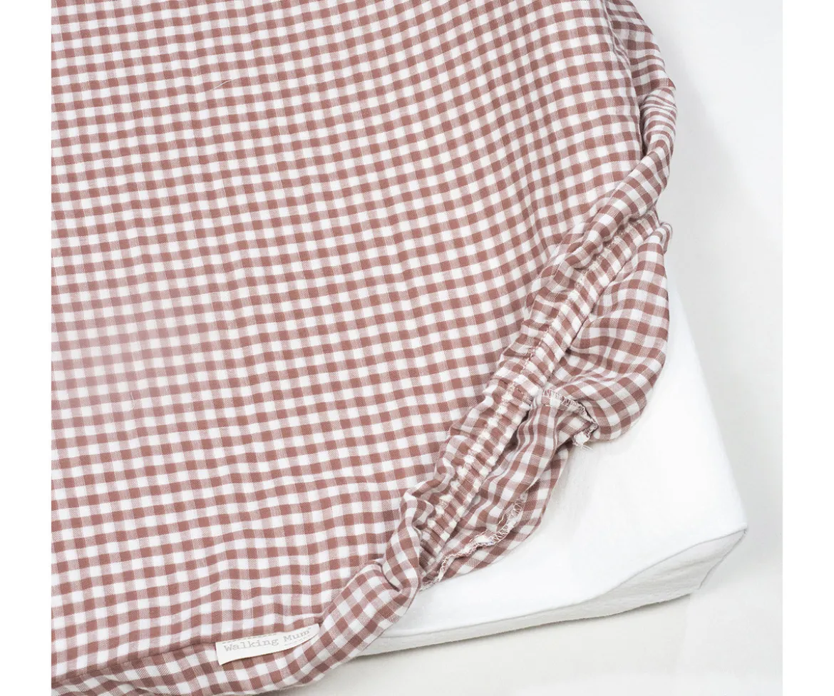 Cambiador Home con Funda Praliné Vichy Moka