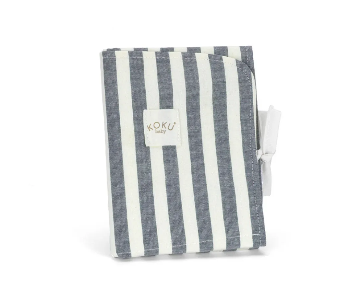 Cambiador impermeable Stripe Navy Blue