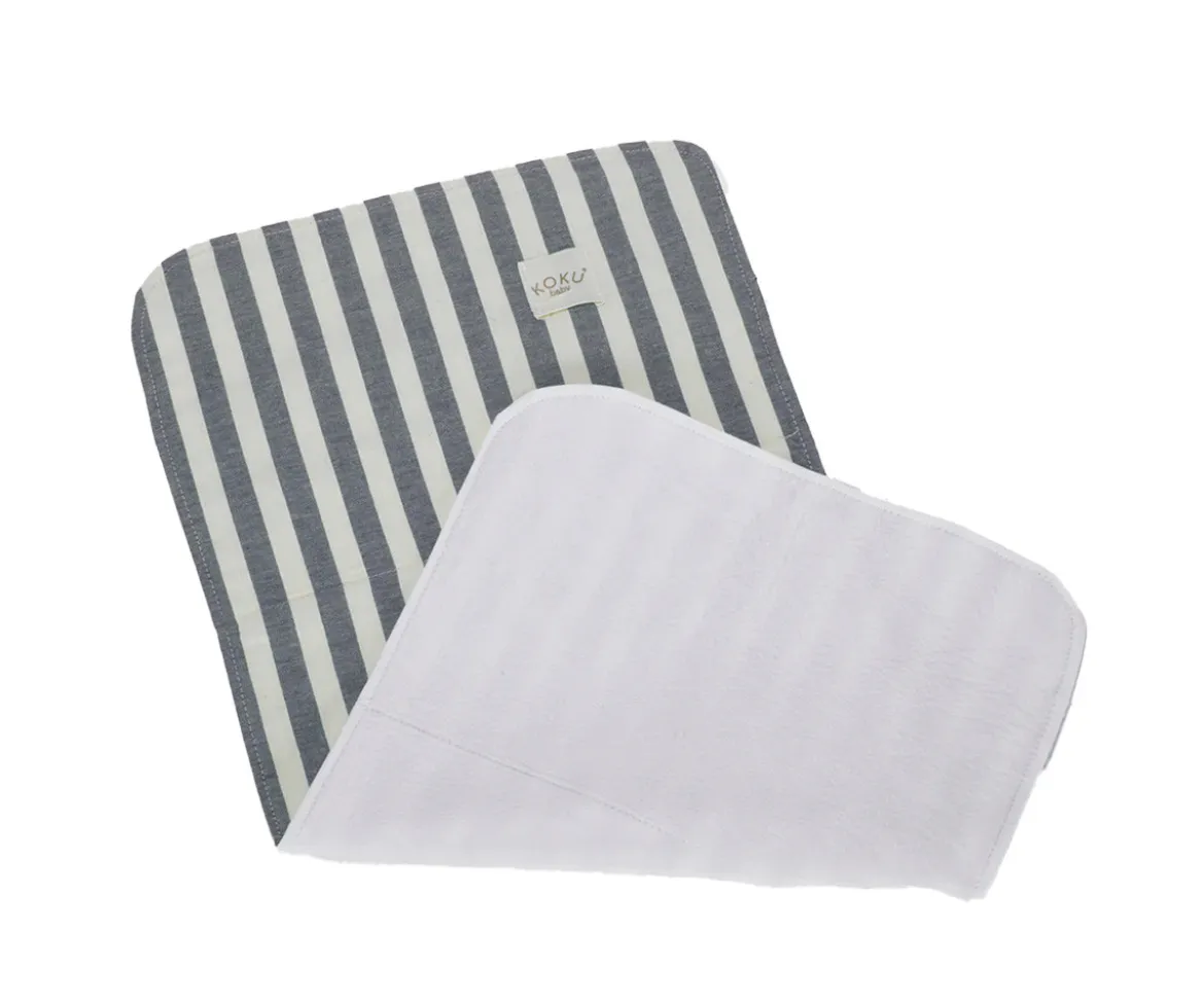 Cambiador impermeable Stripe Navy Blue