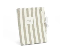 Cambiador impermeable Stripe Topo Green