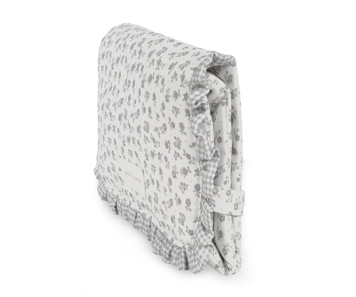 Cambiador Little Bloom Flor Gris