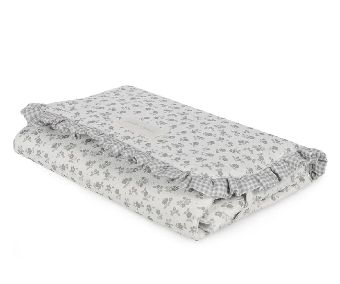 Cambiador Little Bloom Flor Gris