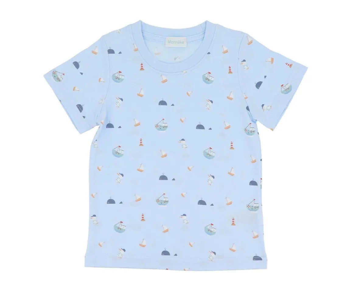 Camiseta Algodón Monnëka Fishing boat