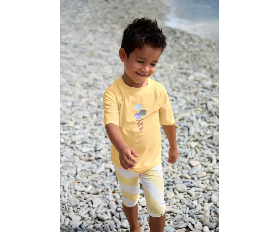 Camiseta Protección Solar Ice Cream Pale Yellow