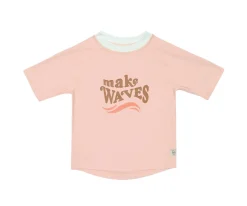Camiseta Protección Solar Manga Corta Waves Peach
