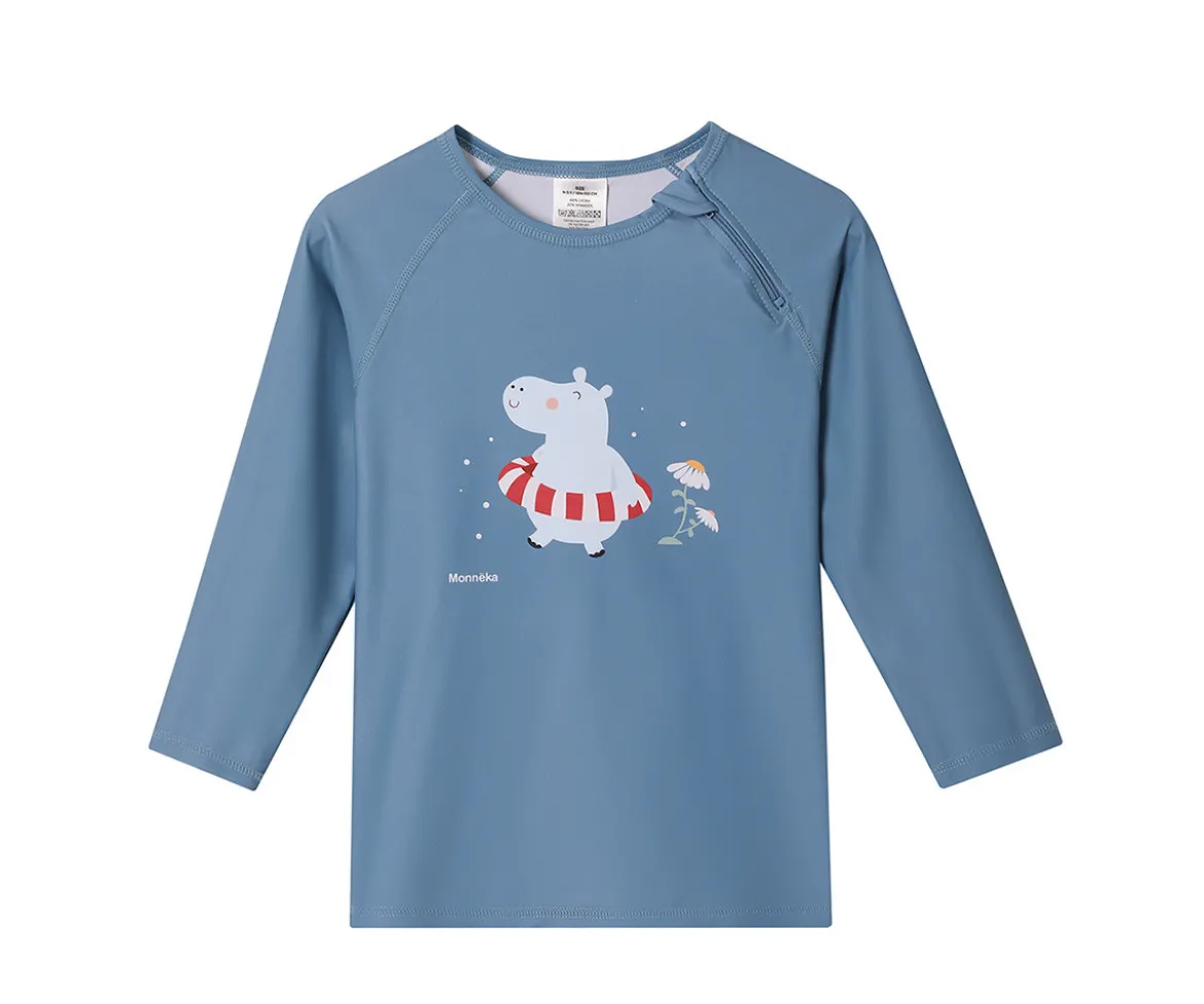 Camiseta Protección Solar Manga Larga Hippos
