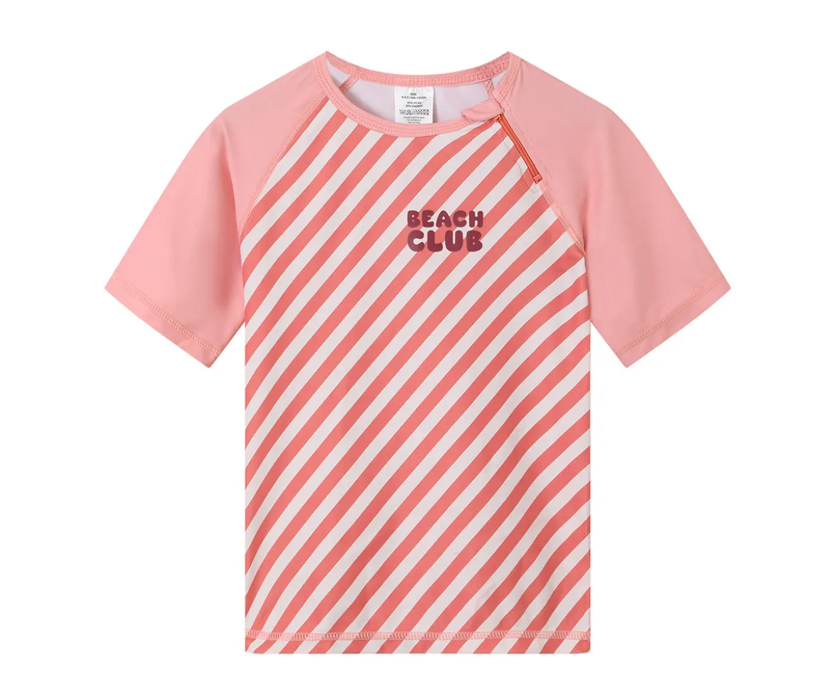 Camiseta Protección Solar Stripes Bloom & Blush