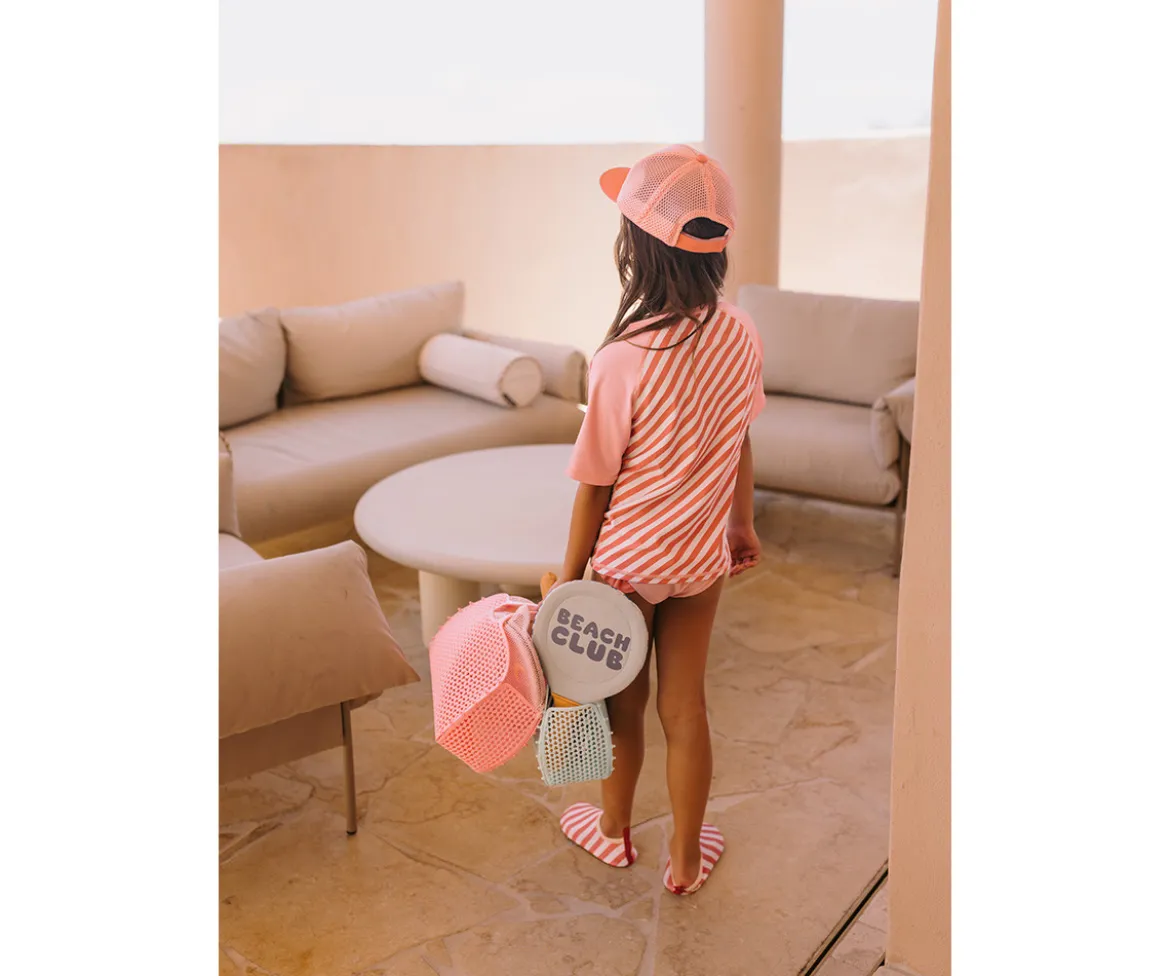 Camiseta Protección Solar Stripes Bloom & Blush