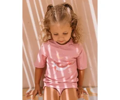 Camiseta Protección Solar Whale Pink