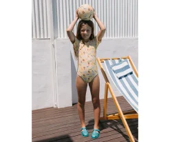 Cangrejeras Infantil Monnëka Whale Teal