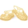 Cangrejeras Sun para Muñecas Gordis Dorado Glitter