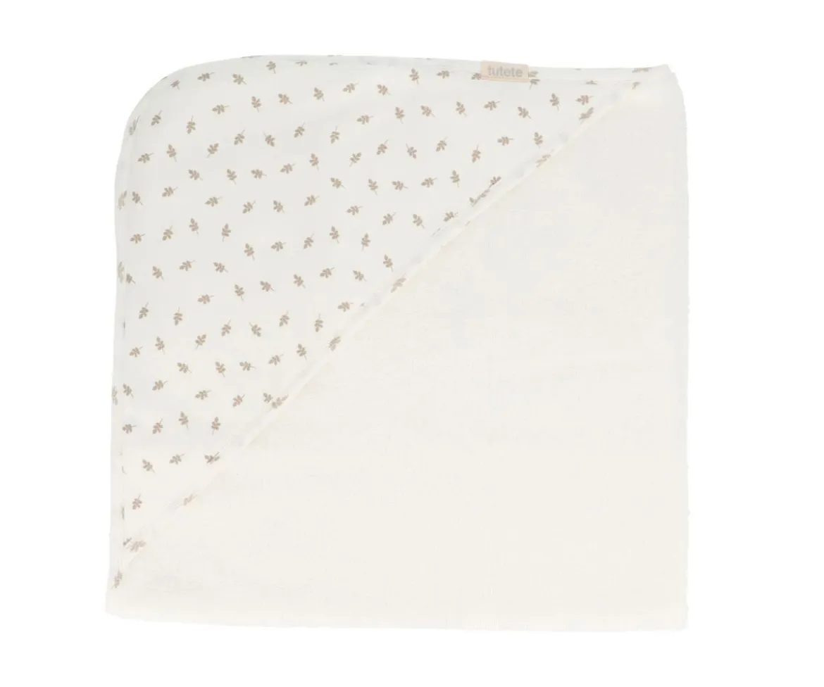 Capa Baño Tutete Leaves White Personalizable