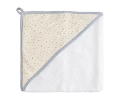 Capa de Baño Flor Azul Personalizable