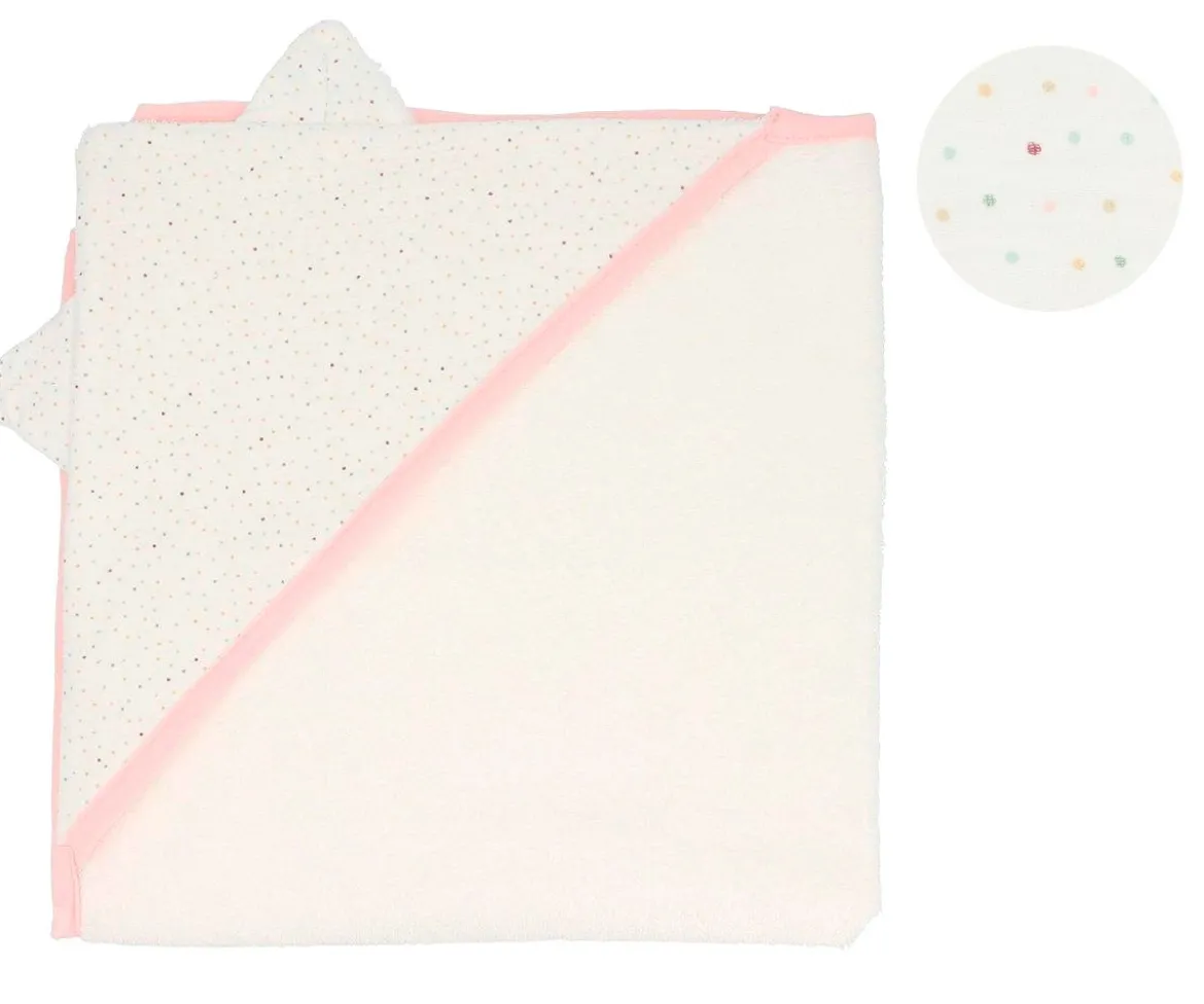 Capa de Baño Rainbow Dots Rosa Personalizable