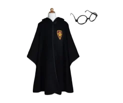 Capa de Mago Negra con Gafas